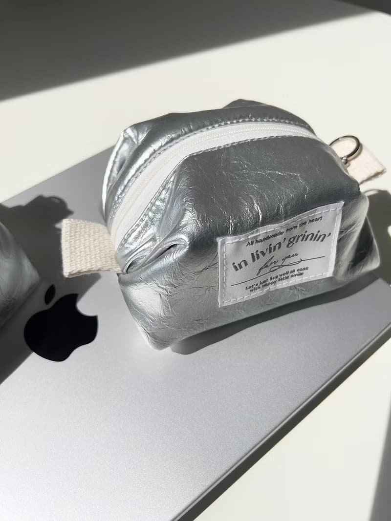 basic silver pouch S