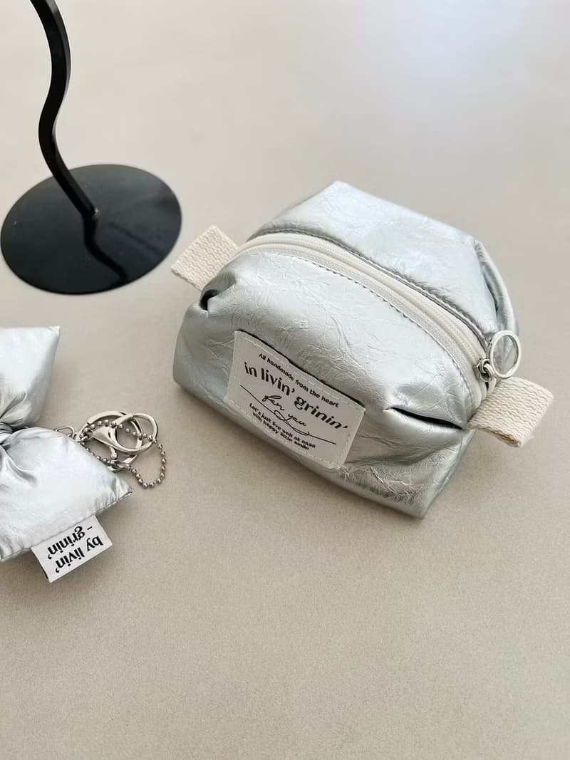basic silver pouch S