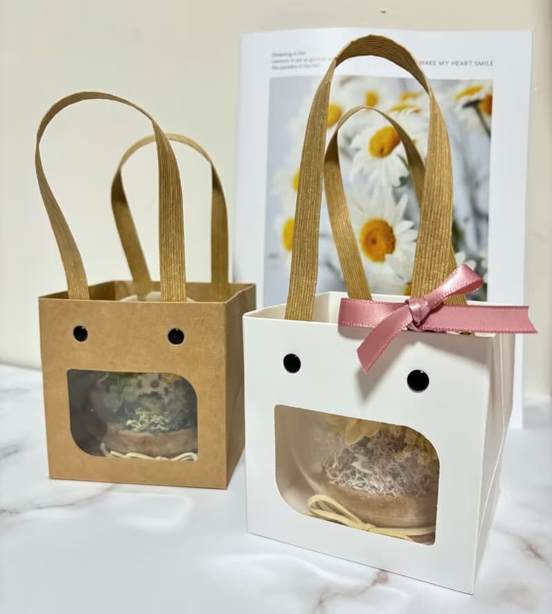 癒心花藝| 幻彩森林小熊擴香小桌花 生日禮物/桌上療癒/畢業禮物