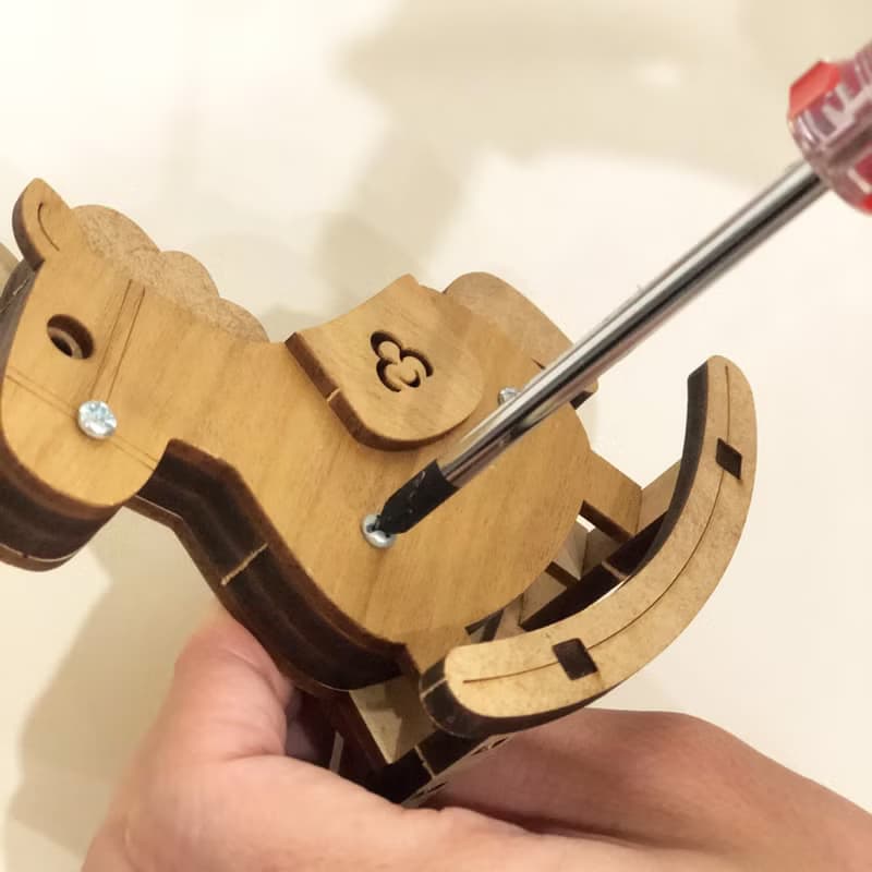 【手作DIY】動物 造型 可愛 木製筆架 文具收納 辦公室用品 實用