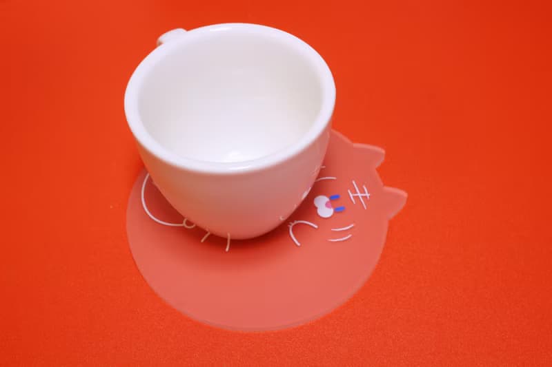 胖虎虎杯墊 透明磨砂亞克力杯墊