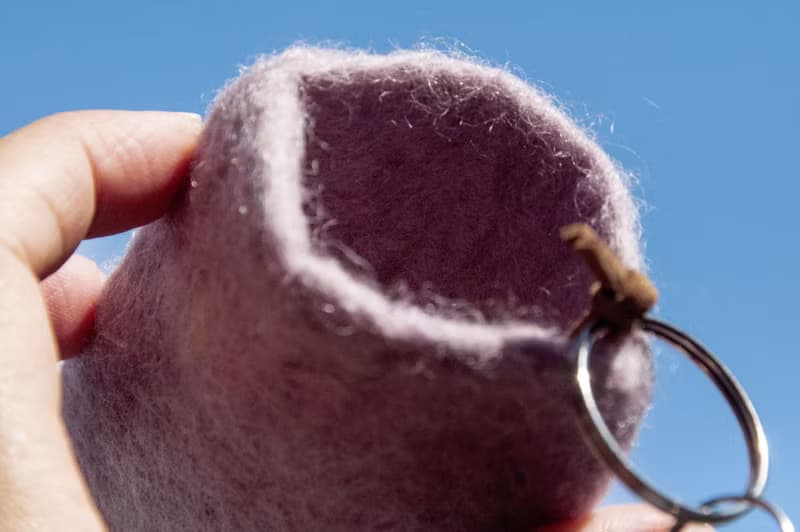 生日禮物 羊毛氈經典鑰匙包/羊毛氈收納包/羊毛氈吊飾-貓咪毛孩子