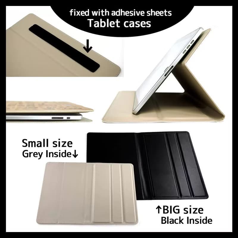 手帳型iPadケース【招き猫】三折りスタンド機能付プラケースタイプ
