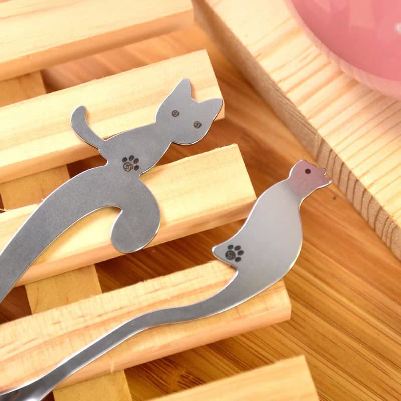 Desk+1 貓攪攪拌匙 (2入)