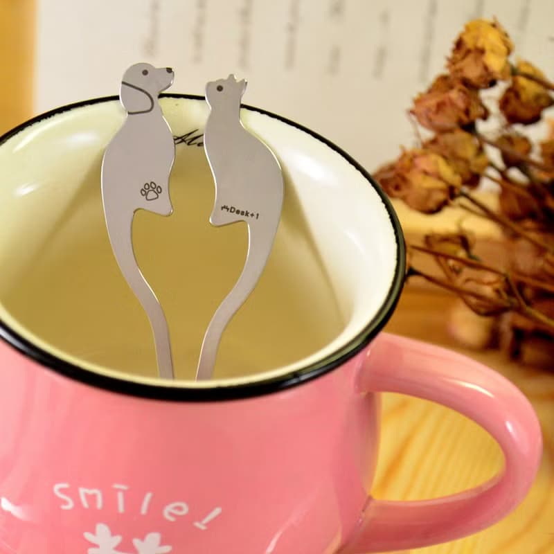 Desk+1 貓攪攪拌匙 (2入)