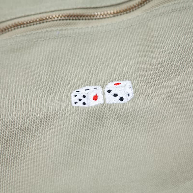 父の日のギフトに。サイコロ 刺繍 ナップサック　Tcollector