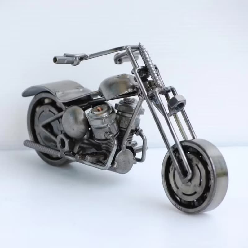 One-Of-A-Kind Christmas Gift Idea, Chopper (E) Motorcycle Welding sculptures