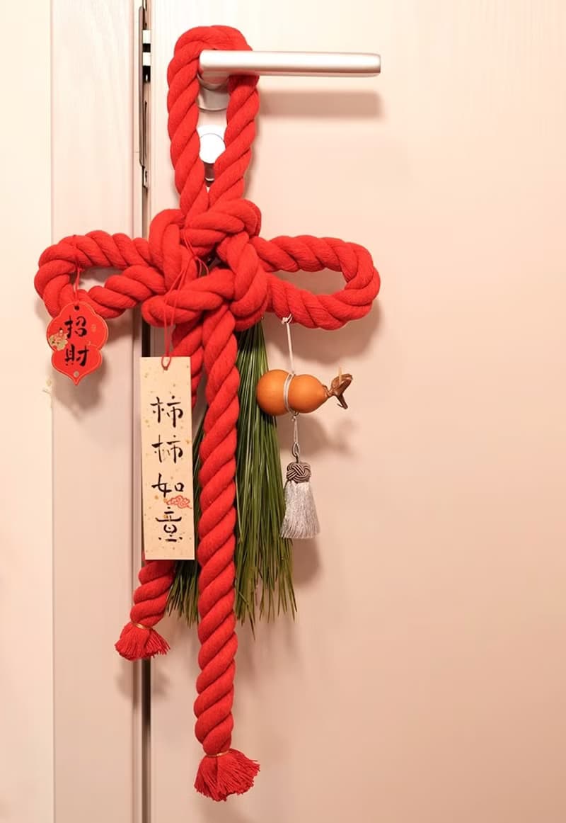 柿柿如意 中國結春節掛件 新年氛圍感裝飾 2024龍年