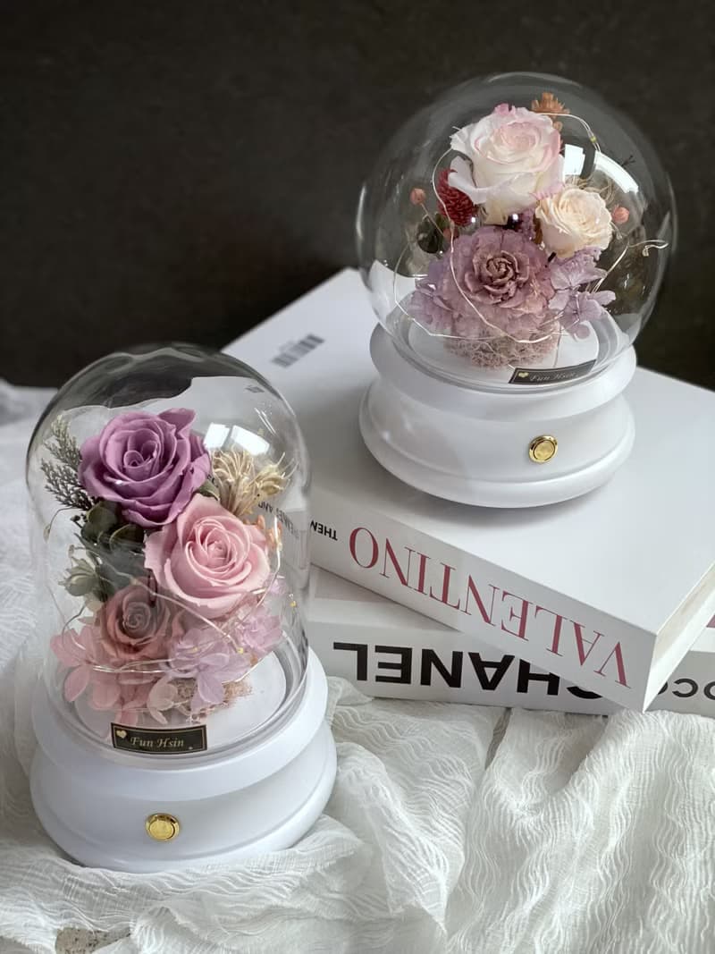藍芽喇叭音響花盒 永生花 禮物 不凋花 音樂盒 畢業季