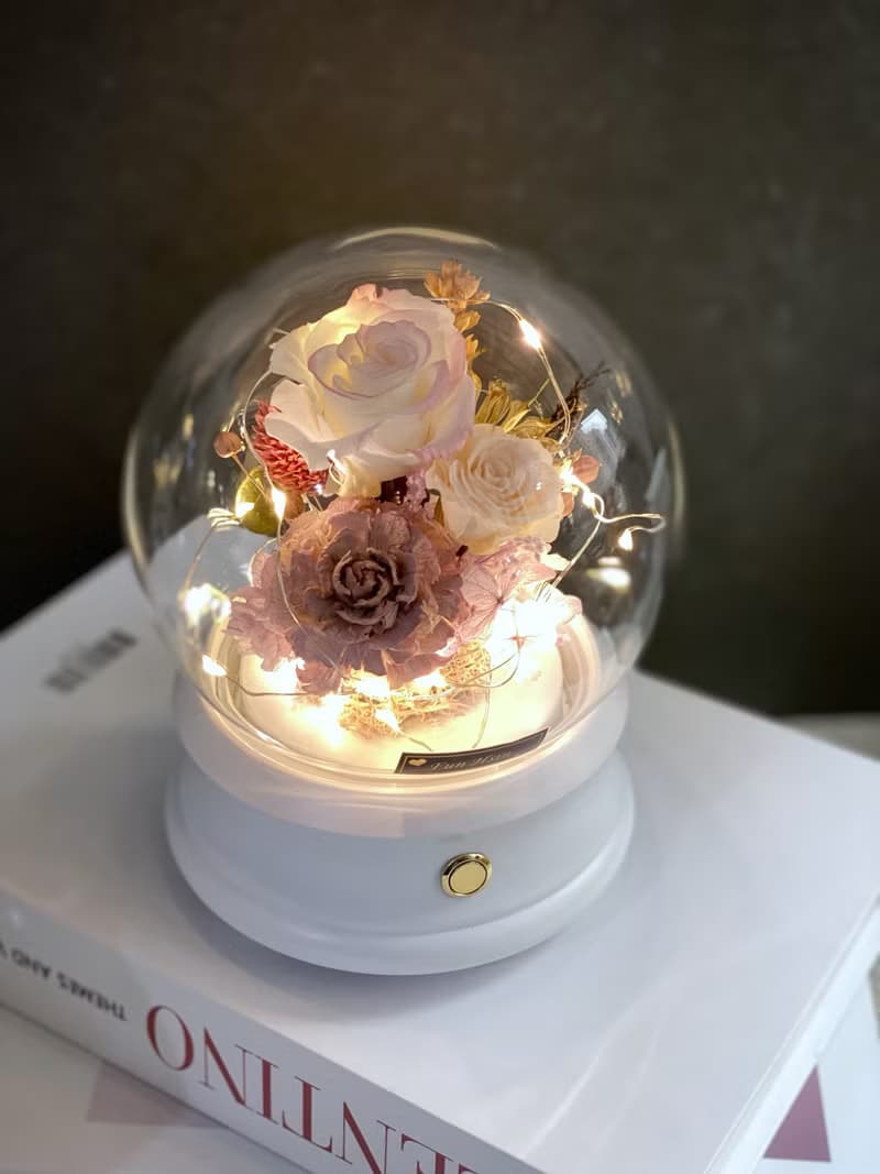 藍芽喇叭音響花盒 永生花 禮物 不凋花 音樂盒 畢業季