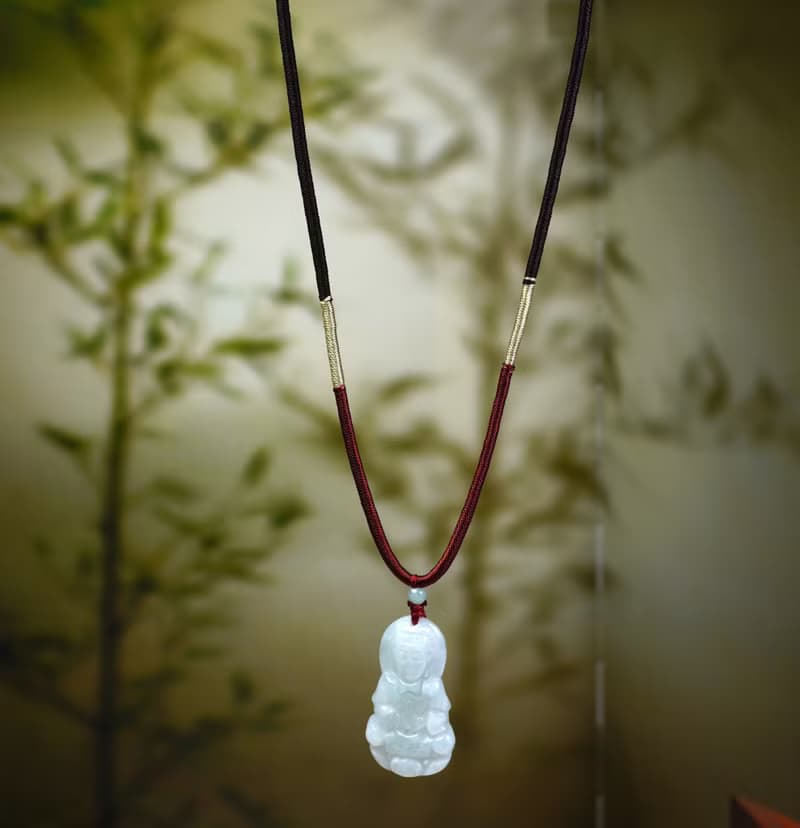 翡翠觀世音菩薩吊墜 | 天然緬甸A貨翡翠 | 送禮