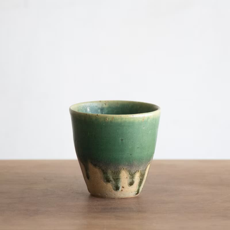 陶杯 翠綠２４