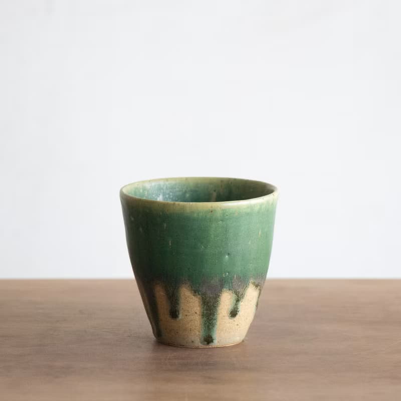 陶杯 翠綠２４