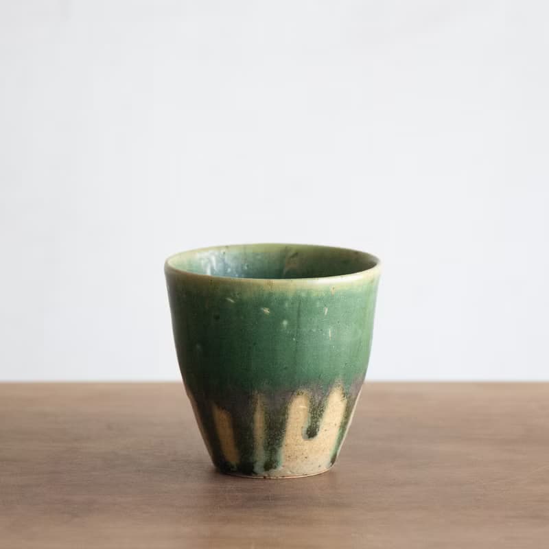陶杯 翠綠２４