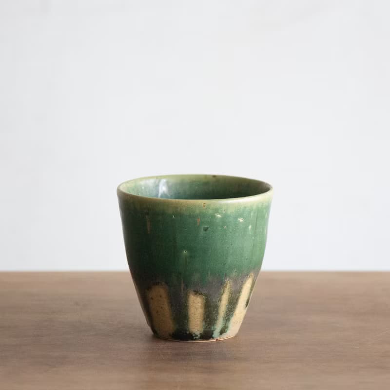 陶杯 翠綠２４