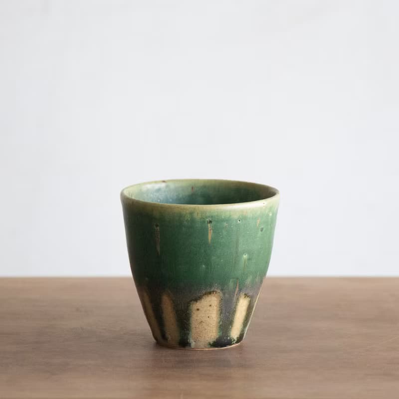 陶杯 翠綠２４