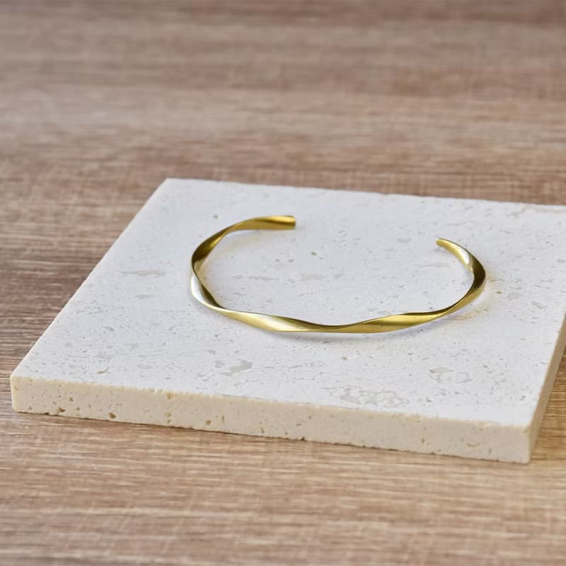 自然系-黃銅混搭系列手鐲