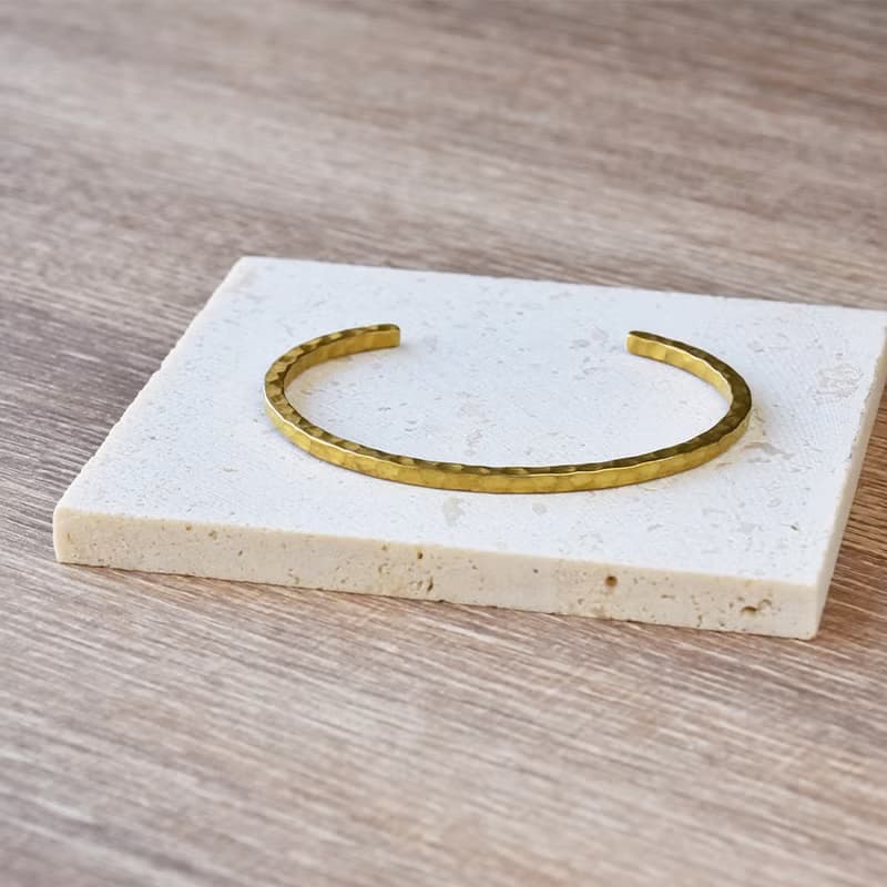 自然系-黃銅混搭系列手鐲