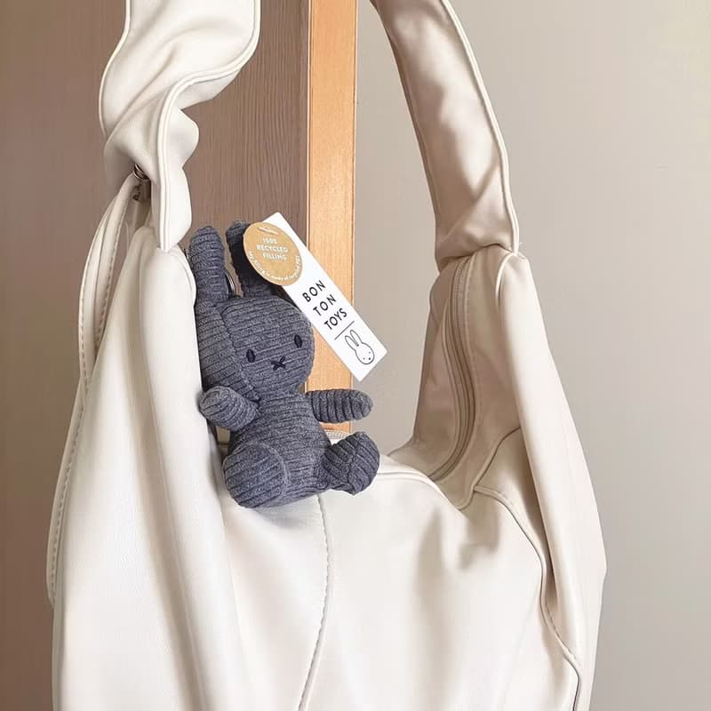 Miffy米菲兔ECO燈芯絨鑰匙圈-10cm (五色)