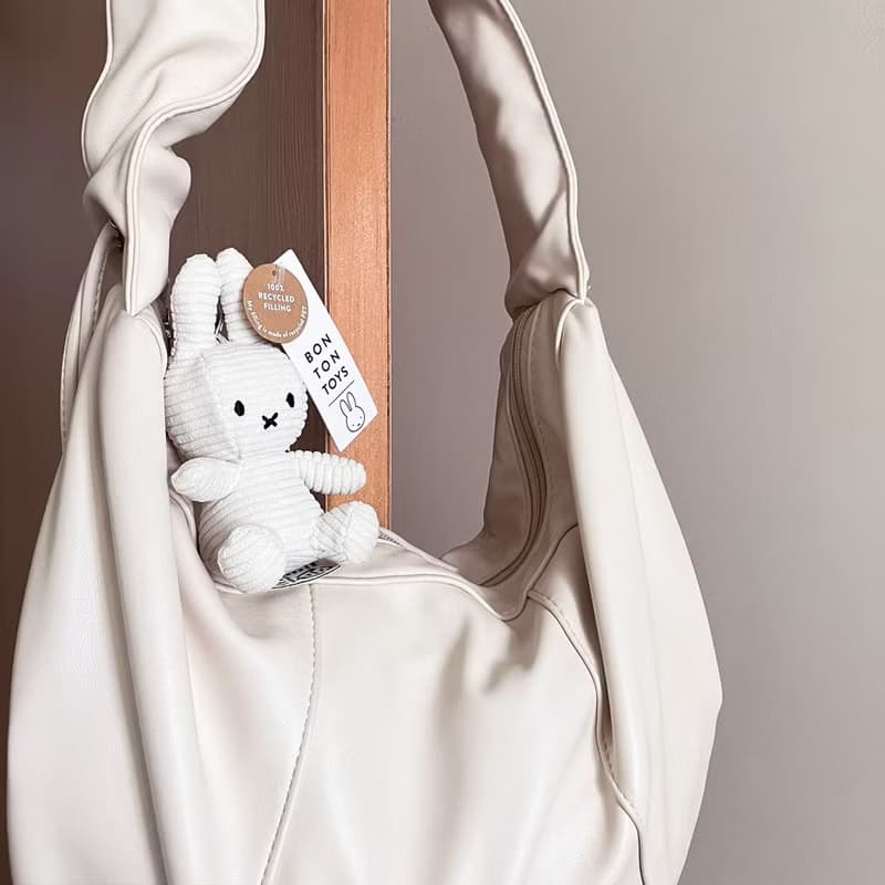 Miffy米菲兔ECO燈芯絨鑰匙圈-10cm (五色)