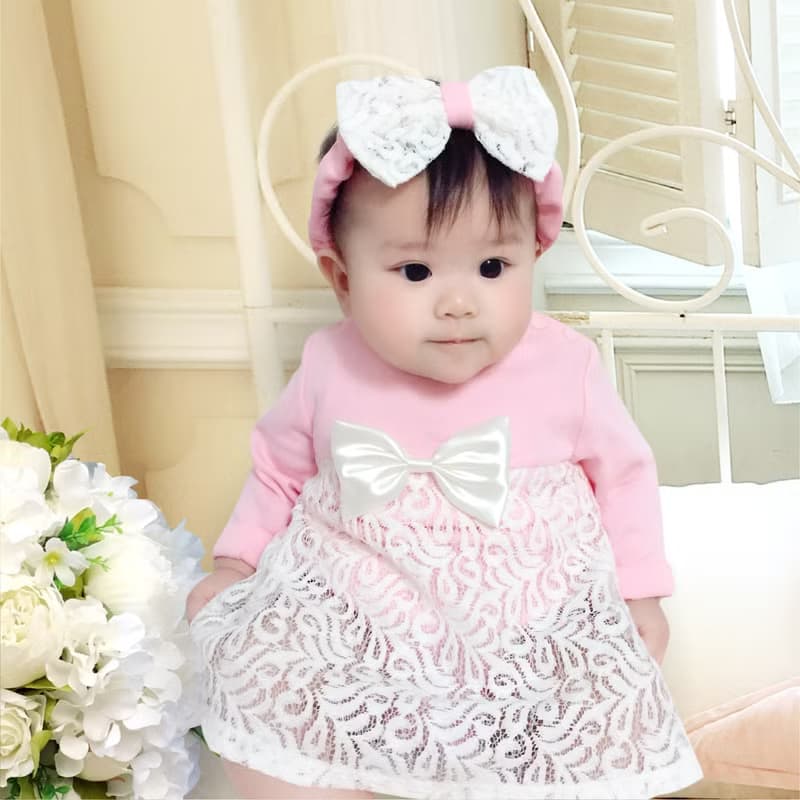 小公主的華麗裝扮 長袖 寶寶彌月豪華禮盒組 嬰兒禮物 新生兒送禮