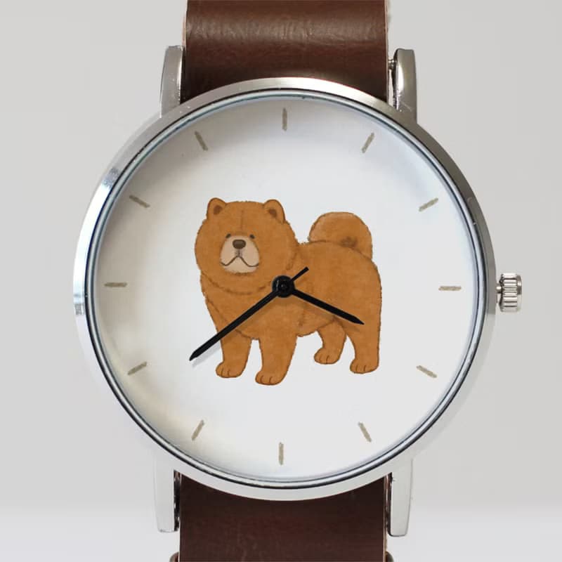 チャウチャウ レッドの腕時計