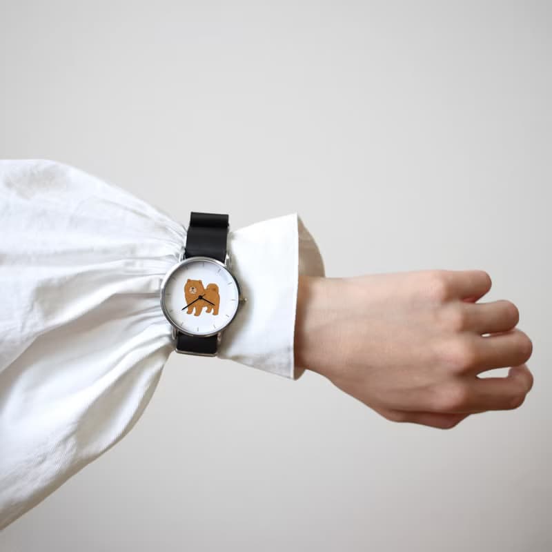 チャウチャウ レッドの腕時計