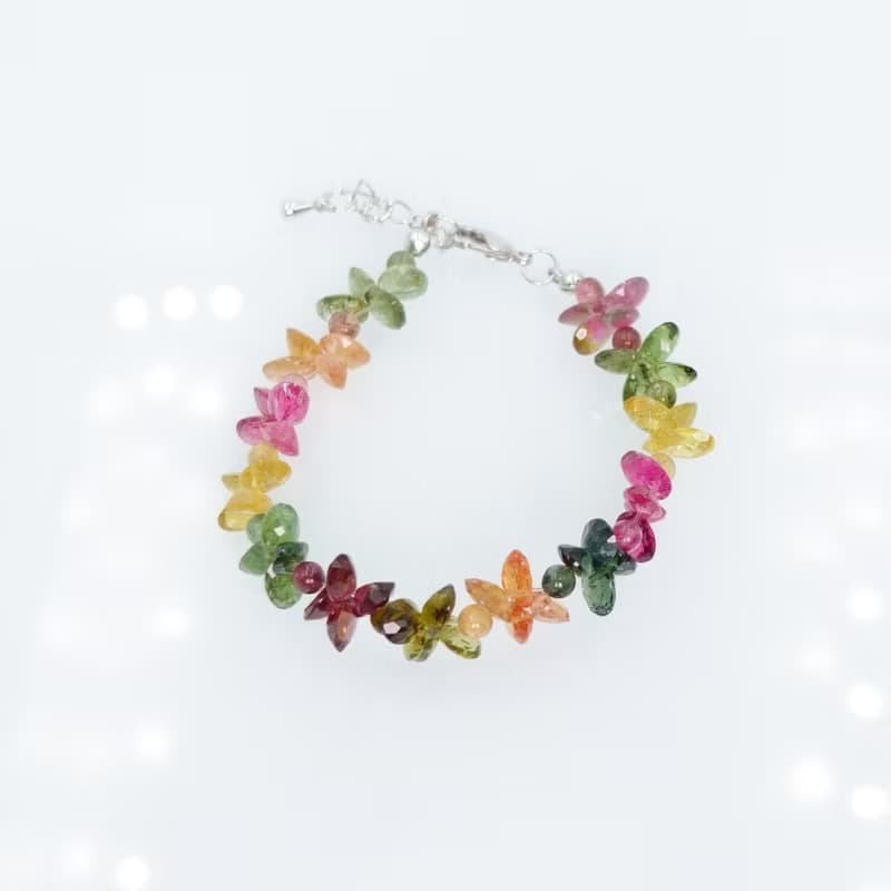 寶麗金珠寶-天然彩色碧璽手鍊