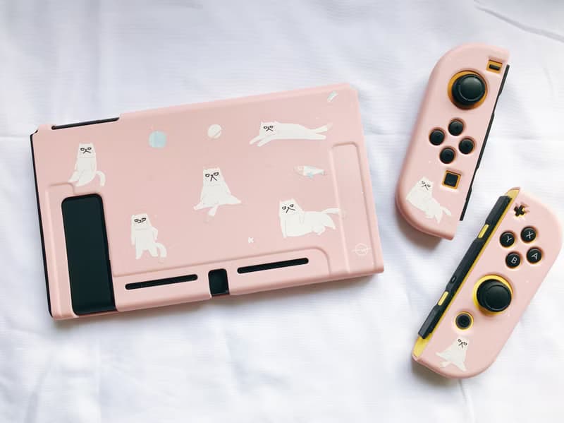 厭世貓星人 SWITCH保護套 附送貓肉球Joystick保護膠