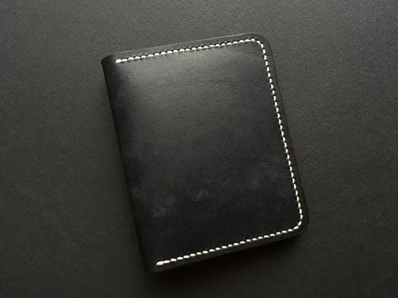 Minimalist Leather Wallet, Card Wallet, Billfold, Slim & Simple Leather Wallet