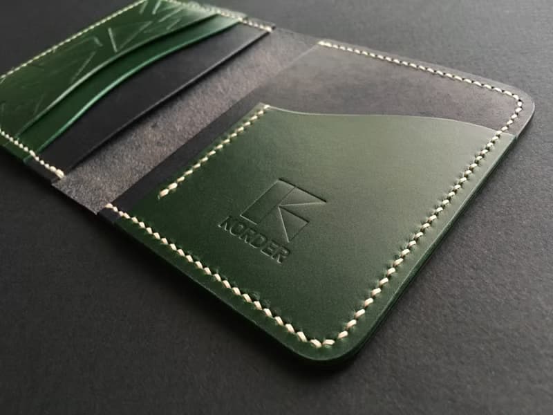 Minimalist Leather Wallet, Card Wallet, Billfold, Slim & Simple Leather Wallet
