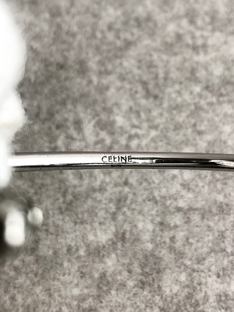 【 日本直送　名牌中古包 】CELINE セリーヌ バングル シルバー vintage ヴィンテージ オールド 3r6rum