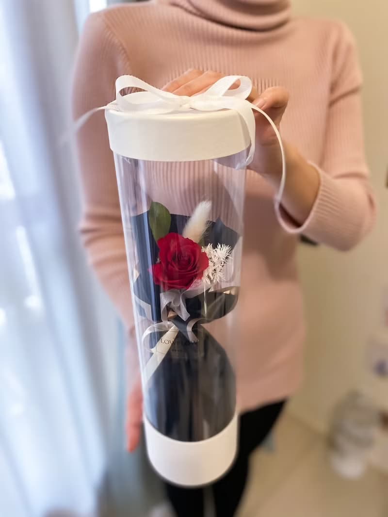 法式小香風提盒 永生花  送禮 生日禮 告白 情人節