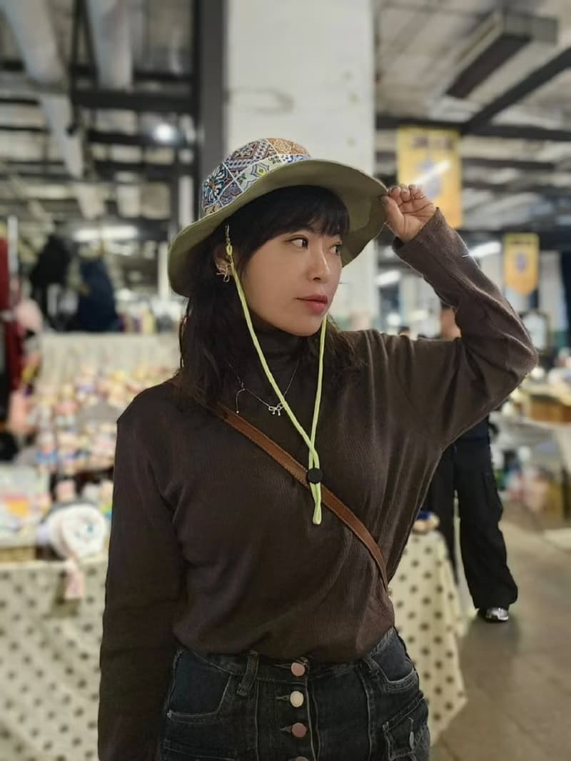 【HiGh MaLi 】台式露營帽 | 阿嬤の花磚#配色#防曬#遮陽#禮物
