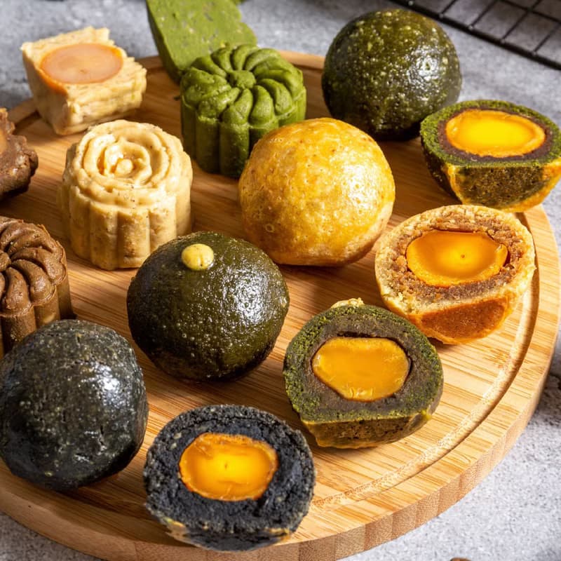 【花瓣紅玉豆沙禮盒】中秋月餅/無加糖無澱粉甜點/伴手禮
