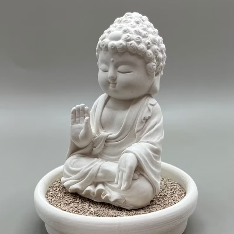 佛像擺飾 淨念吉祥小佛之向德 小盤套組 藝術香氛擴香 居家美學