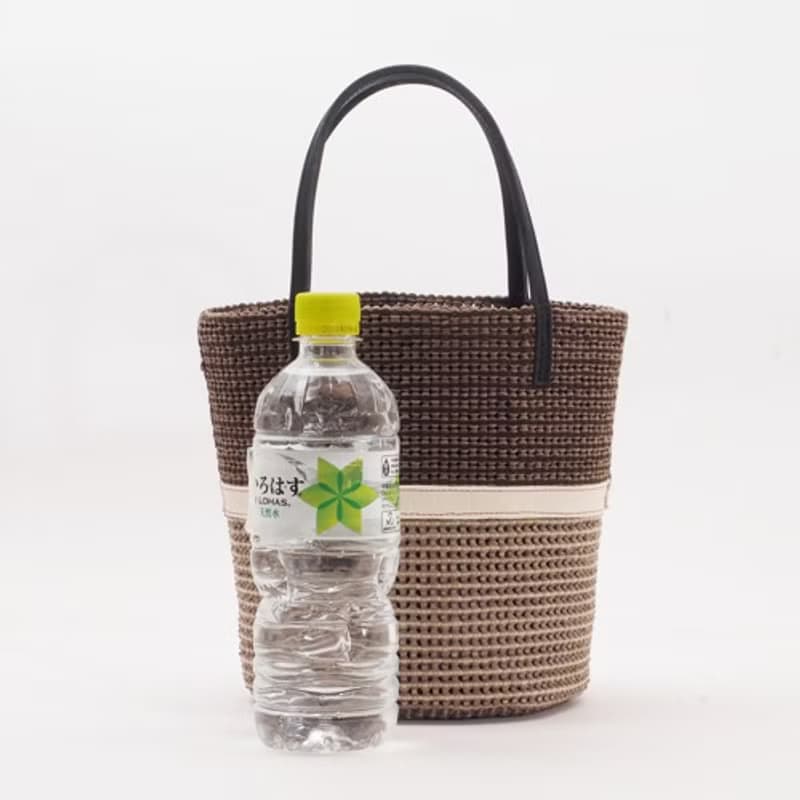 meshhandbag2/26.5×20.5×16/春夏/メッシュ/人工皮革＆本革/HB024