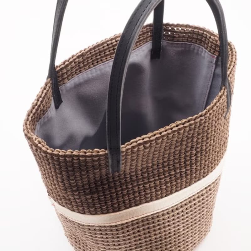 meshhandbag2/26.5×20.5×16/春夏/メッシュ/人工皮革＆本革/HB024