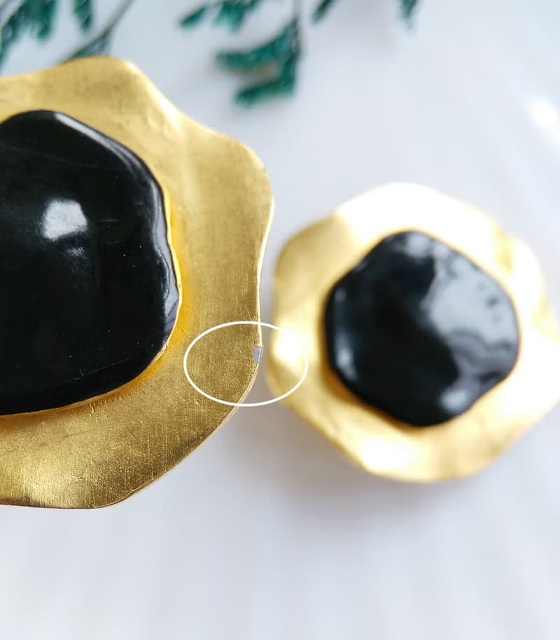 Vintage Jewelry 西洋古董飾品 啞光 普普  夾式耳環