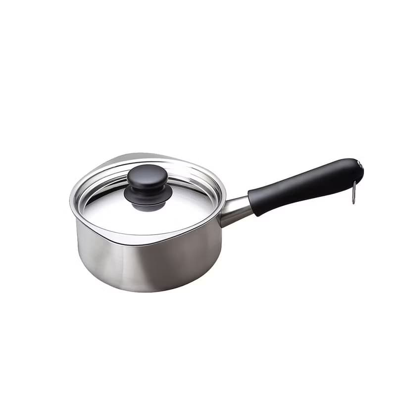 【柳宗理】 牛奶鍋16cm亮面-附蓋