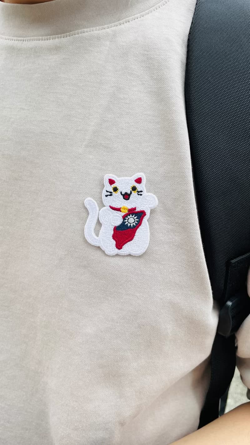 【招財貓特輯】好運喵喵燙貼|刺繡貼紙|行李箱貼