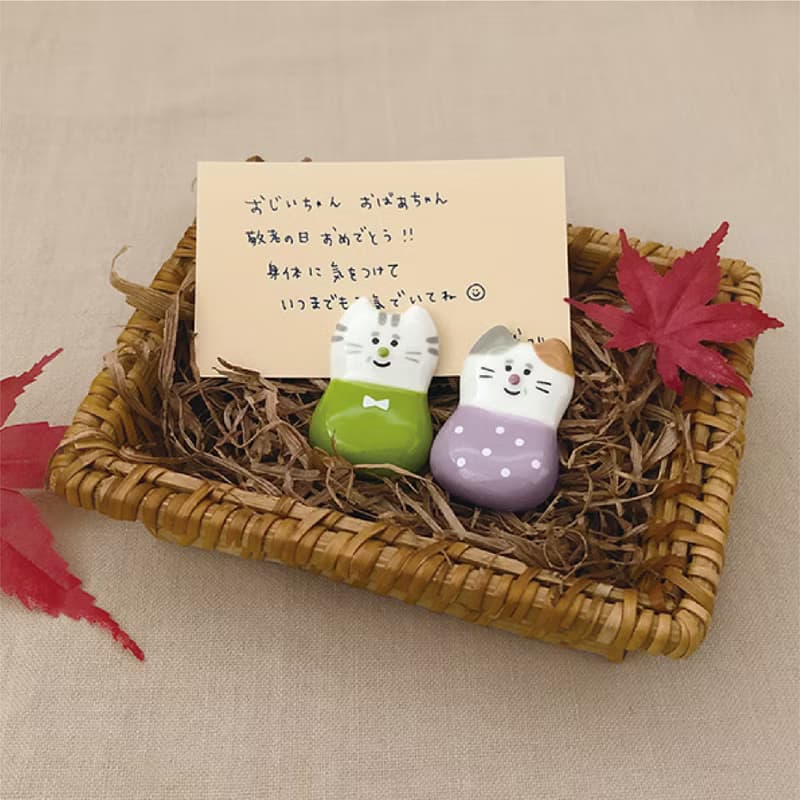 日本Decole 筷子架 - 貓咪的快樂家族