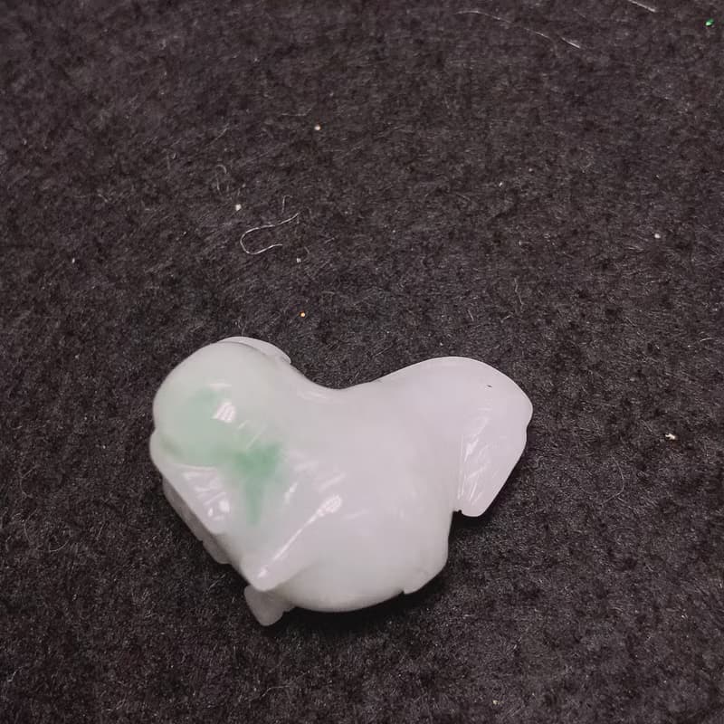 飄藍花翡翠唐馬 | 天然緬甸A貨翡翠 | 送禮