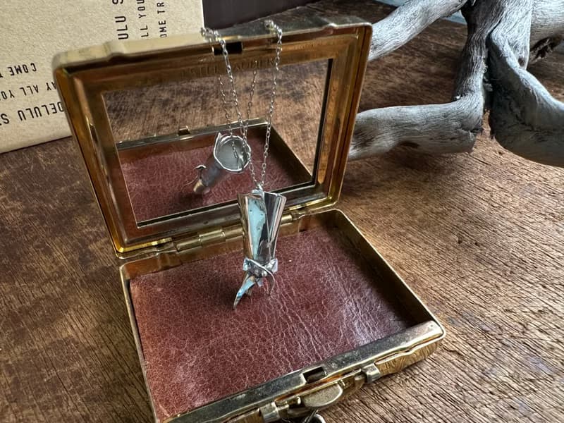 手作銀飾—Bouquet 花束 925純銀項鍊 花束項鍊 手作925銀花束