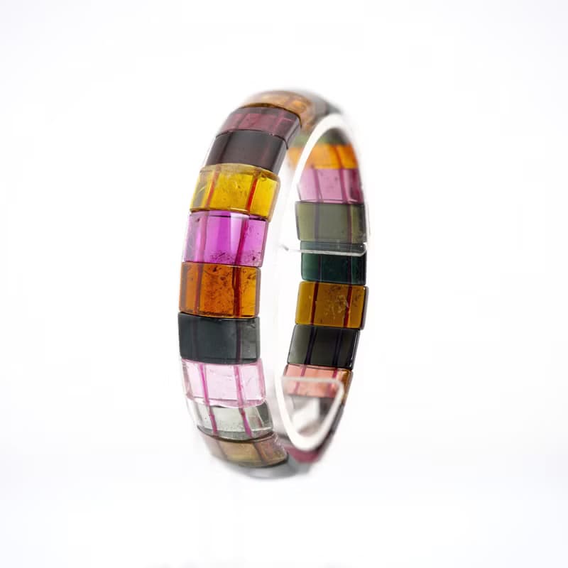 寶麗金珠寶-天然彩色碧璽手排