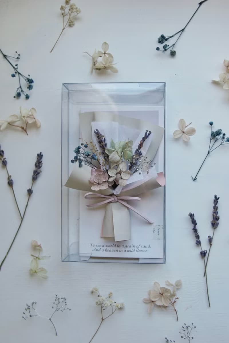 迷你花束卡片2入組