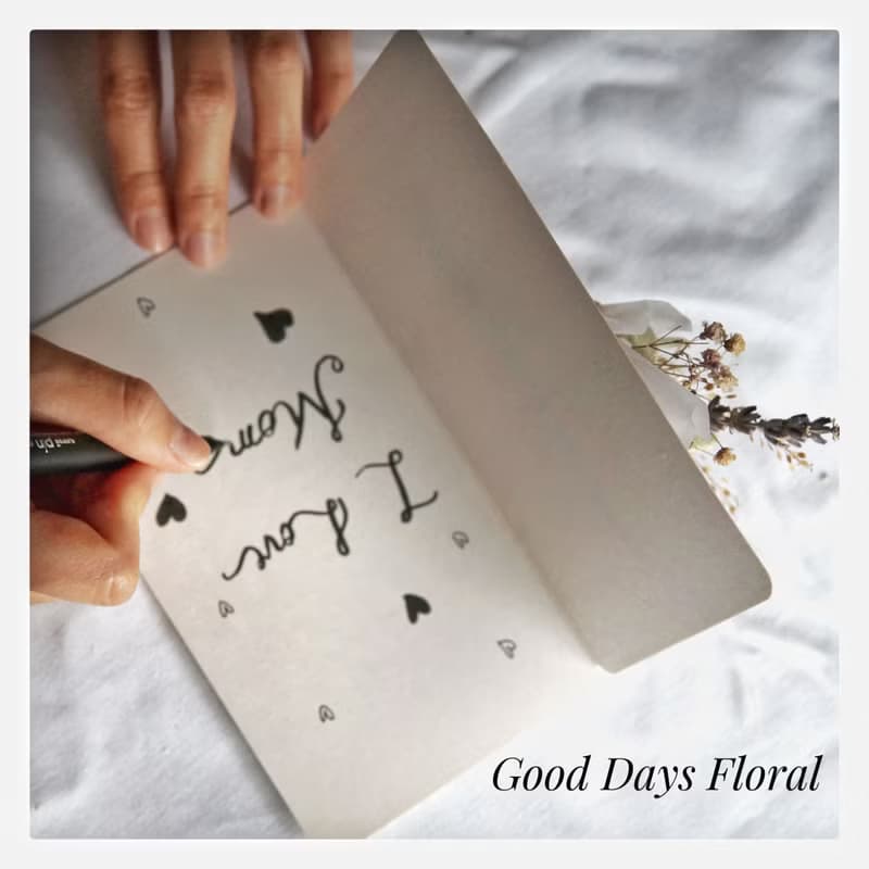 迷你花束卡片2入組