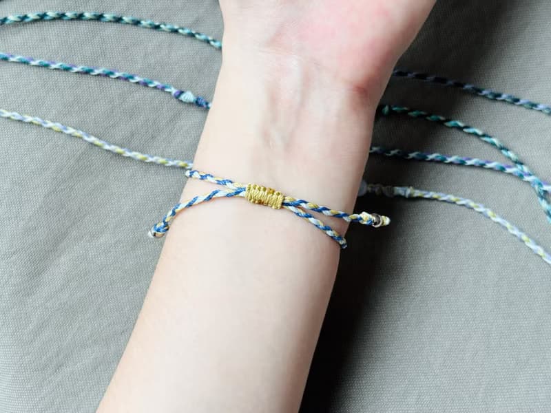 濤瀾 / 海洋碧玉 編繩 手鍊