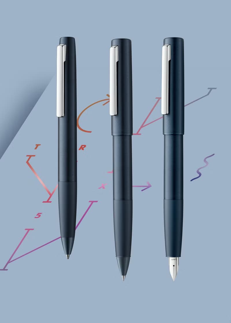 【雷雕免費刻字】獨家 / LAMY 鋼筆 A6 鋼筆用筆記本禮盒 -AION