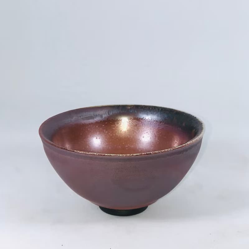 手作柴燒志野茶碗-薄暮DK002